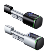 Tuya BLE Smart Door Lock IP65, Fingerprint, Card Access, Bluetooth Control, Mechanical Key Backup, Aluminum Alloy, IP65 Certified